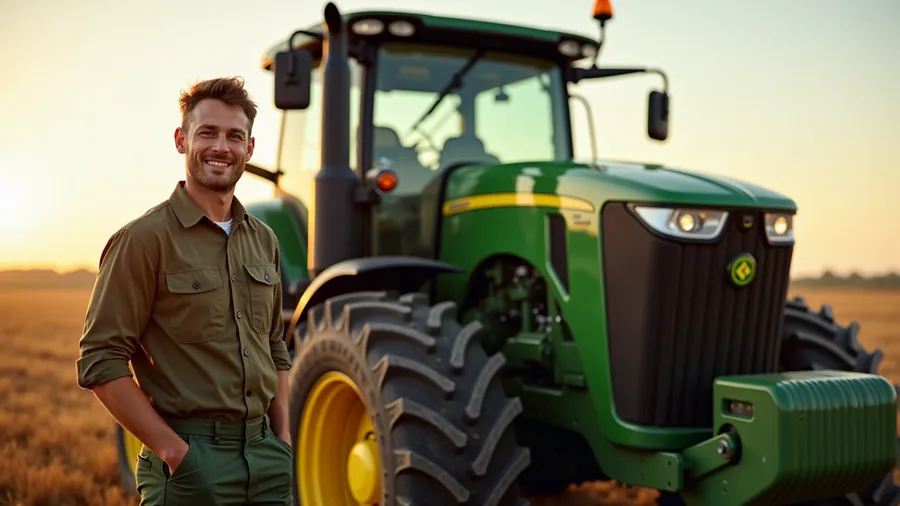 Guy with a tractor